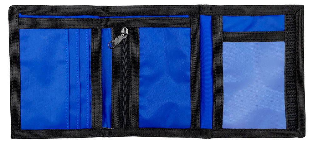 Otwarte wnętrze portfela Kingsleaf z przegródkami na herbaty.