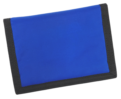 Zamknięty portfel Kingsleaf w kolorze granatowo-niebieskim.